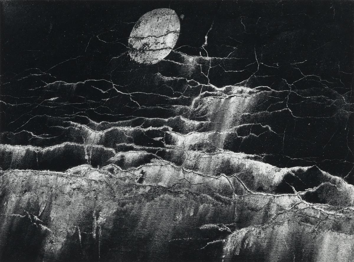 MINOR WHITE (1908-1976) Moon and Wall Encrustations, Pultneyville, NY.